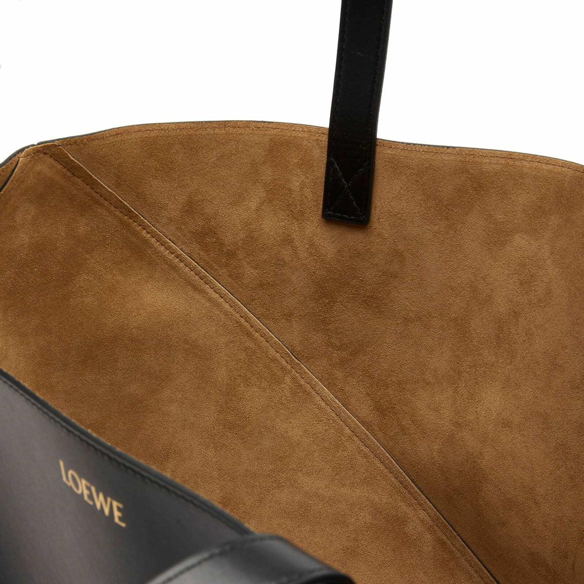 Loewe Men's Puzzle Fold Large Tote Bag in Black Loewe
