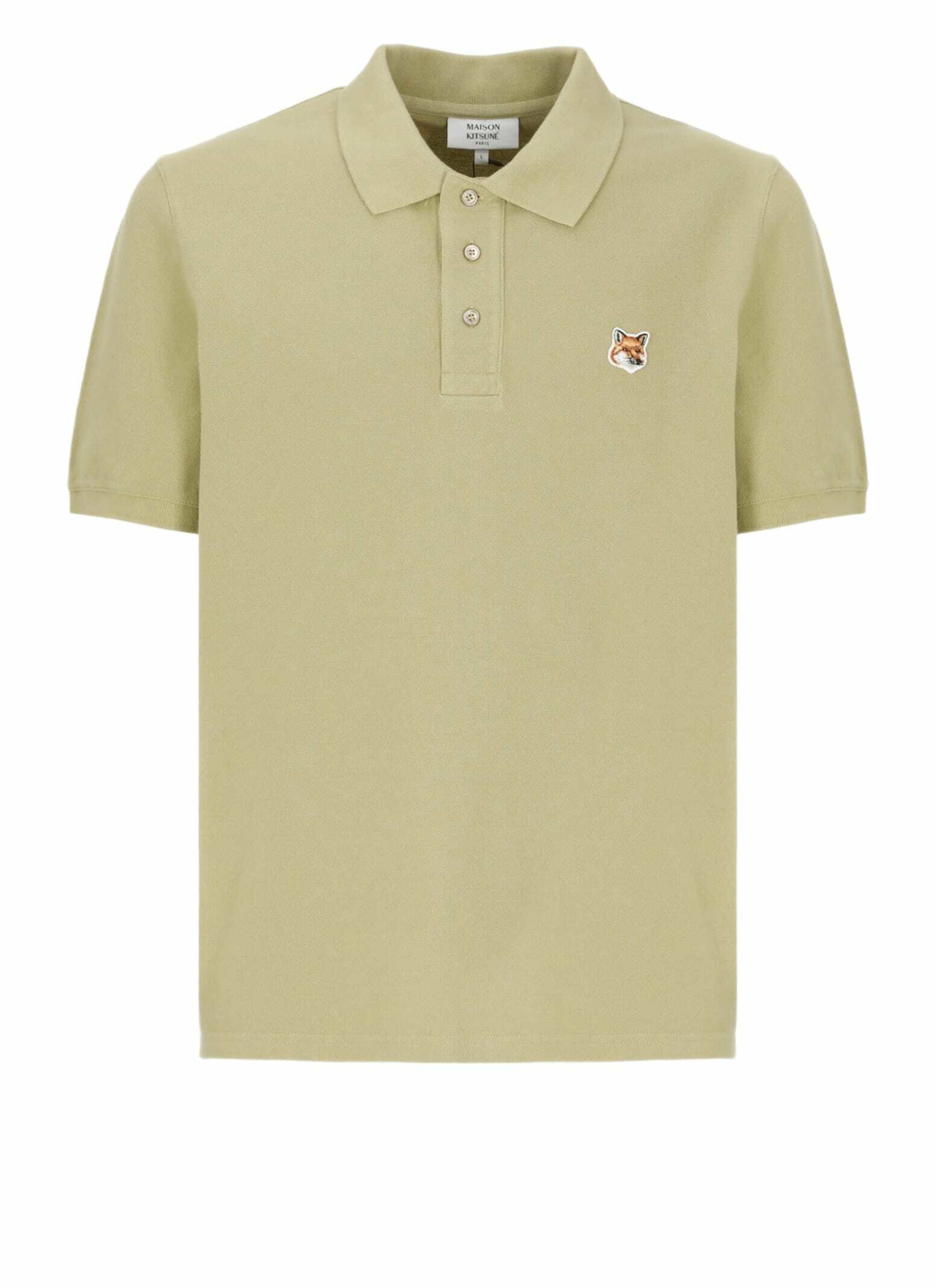 Maison Kitsuné Men's Fox Head Patch Regular Polo Shirt in
