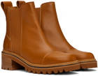 See by Chloé Tan Mallory Chelsea Boots