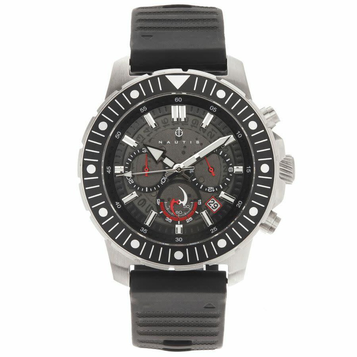 Photo: Nautis Caspian Chronograph Quartz Black Dial Mens Watch 21227G-B