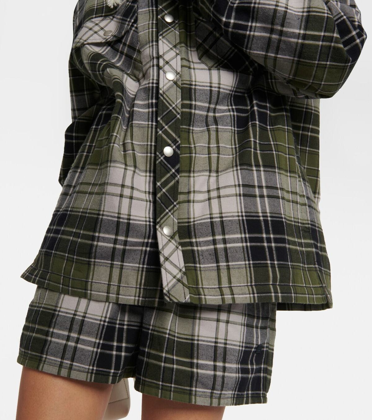 Acne Studios Checked cotton jacket