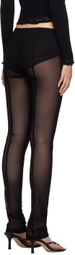 Blumarine Black Zip Leggings
