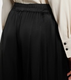 Isabel Marant Nolia satin wide-leg pants