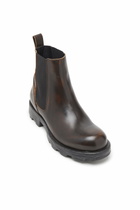 Diesel D-Hammer-Chelsea boots in brushed leather - Boots Mens in Brown