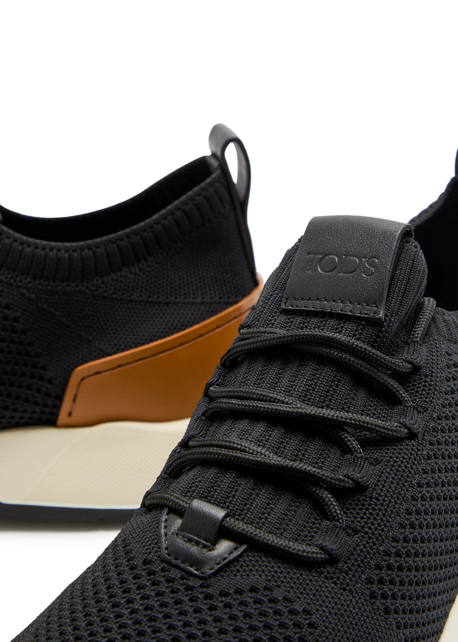Tods Calzino Knitted Sneakers Black