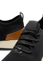 Tods Calzino Knitted Sneakers Black