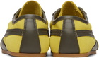Dries Van Noten Yellow & Khaki Suede Sneakers
