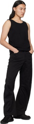 lesugiatelier Black Cut Out Tank Top