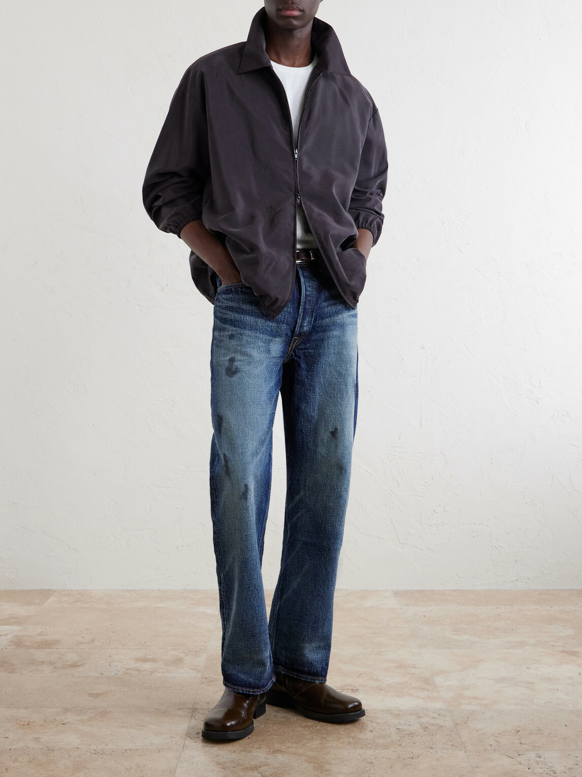 FULLCOUNT - Fear of Dark Straight-Leg Jeans - Blue