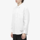 Comme Des Garçons Homme Men's Emroidered Logo Shirt in White