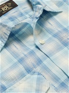 RRL - Carter Checked Cotton Shirt - Blue