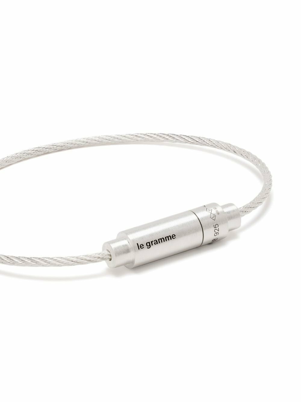 Le Gramme 9g Cable Triptych Bracelet