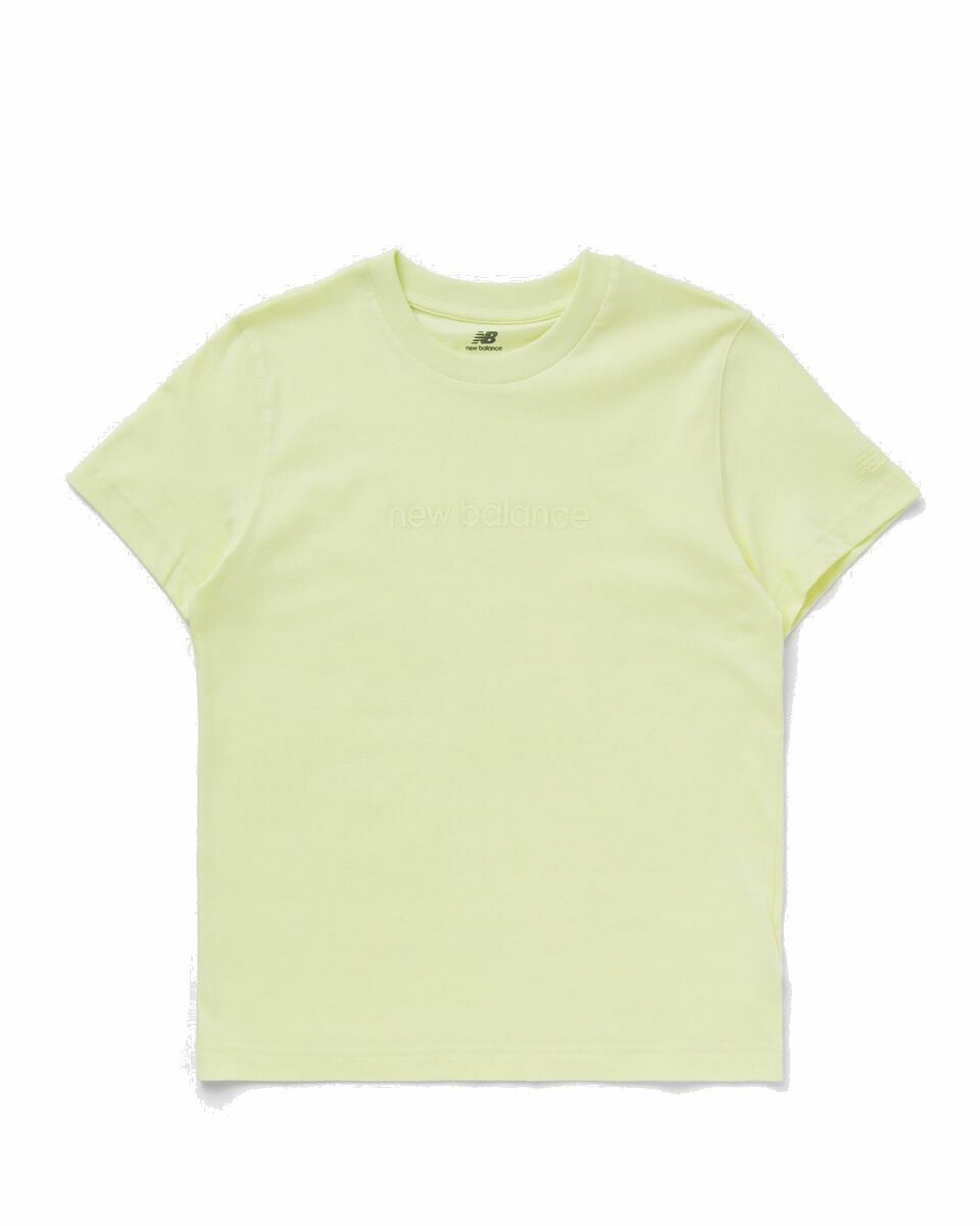 Photo: New Balance Hyper Density  Jersey T Shirt Yellow - Womens - Shortsleeves