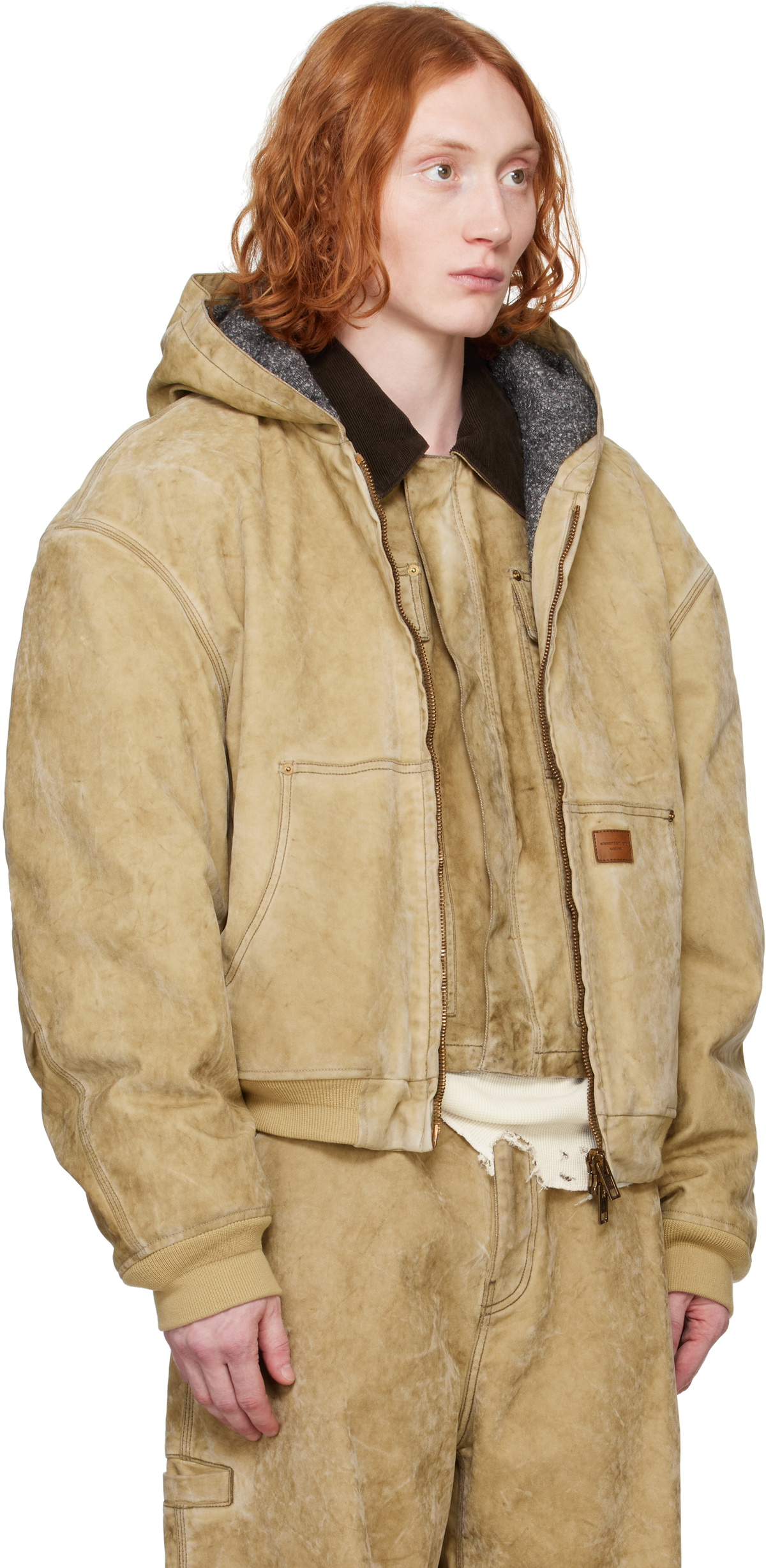 Alexander Wang アスレチックパッチ フーデッド ボンバージャケット alexanderwang（アレキサンダー・ワン） 代官山)Alexander Wang