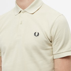 Fred Perry Men's Originals Plain Polo Shirt in Oatmeal