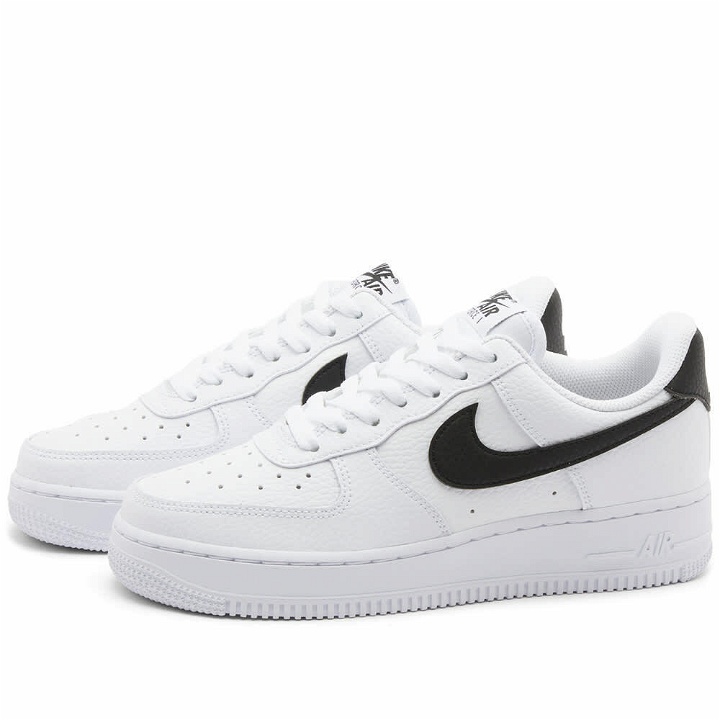 Photo: Nike Men's Air Force 1 07 Sneakers in White/Black