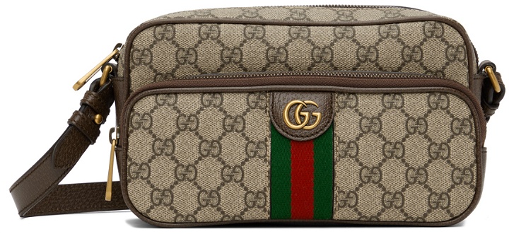 Photo: Gucci Beige & Brown Small Ophidia Messenger Bag