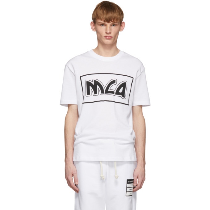 Photo: McQ Alexander McQueen White Box Logo T-Shirt