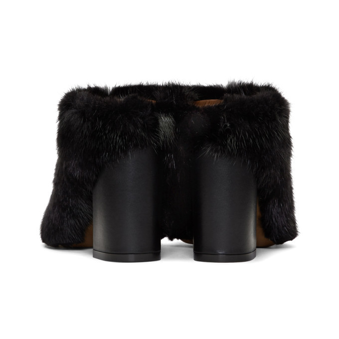 Givenchy Paris Mink Fur Mules