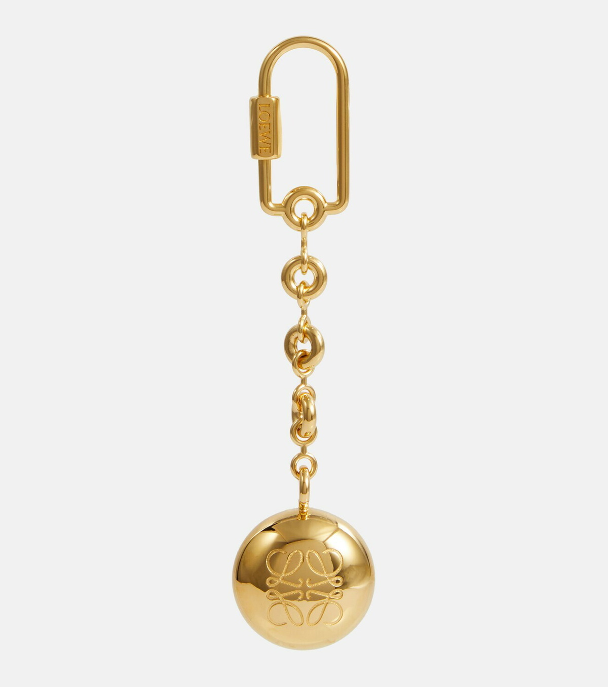 Louis Vuitton Pink/Goldtone Ice Ball Key Holder and Bag Charm