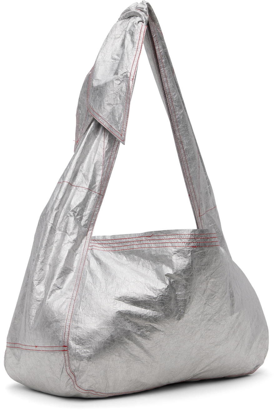 SC103 SSENSE Exclusive Silver Cocoon Sac Tote