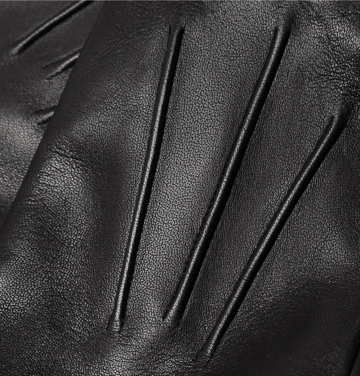 Dents - Bath Cashmere-Lined Leather Gloves - Black Dents