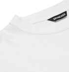 BALENCIAGA - Oversized Printed Cotton-Jersey T-Shirt - White