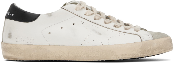 Photo: Golden Goose White Super-Star Sneakers