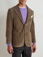 Rubinacci - Cotton-Corduroy Blazer - Brown