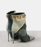 Dolce&Gabbana Embellished denim ankle boots