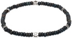 Ferragamo Navy Hawk Eye Bracelet