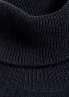 Anine Bing Jackson Roll-neck Cashmere top Dark Blue