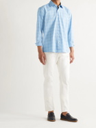 PETER MILLAR - Checked Cotton Shirt - Blue - S