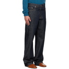Dries Van Noten Blue Loose Fit Jeans