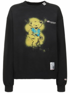 MIHARA YASUHIRO Bear Printed Cotton Sweatshirt