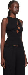 SRVC Black Armour Tank Top
