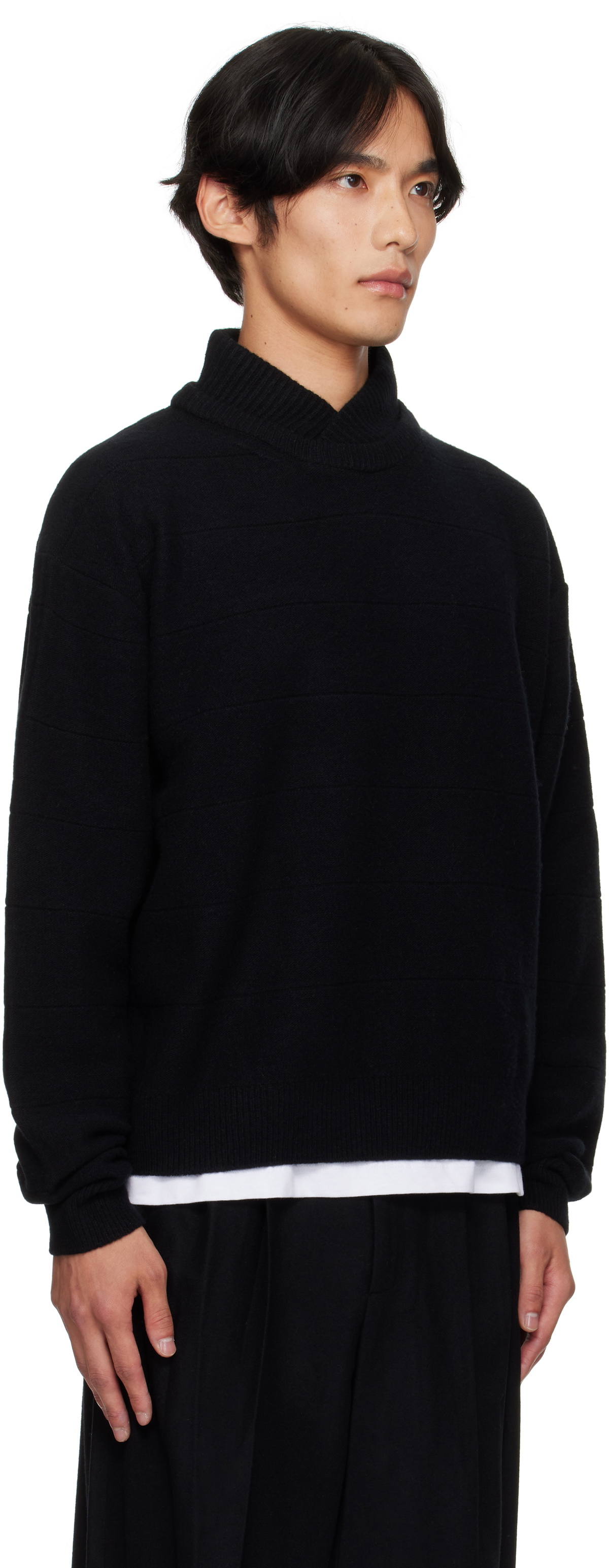 LE17SEPTEMBRE Black Crewneck Sweater