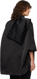 Rick Owens Black Temple Sail Biker Jacket