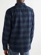 RRL - Freeport Cotton-Flannel Shirt - Blue