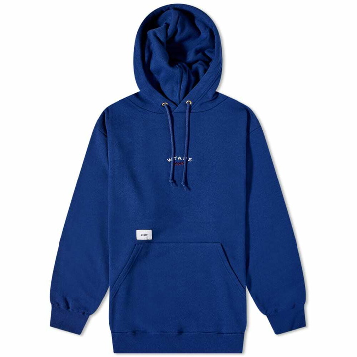 Photo: WTAPS Men's Thor Popover Hoody in Blue