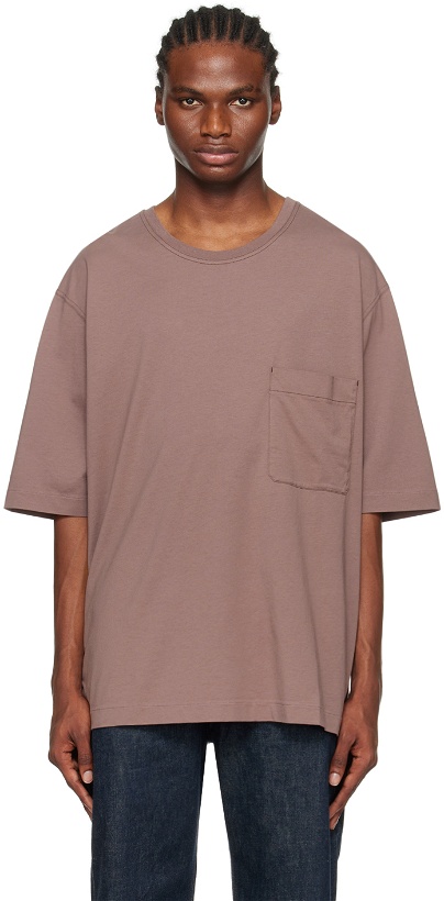 Photo: LEMAIRE Taupe Patch Pocket T-Shirt
