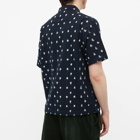 Universal Works Men's Ikat Road Shirt in Night Time Navy