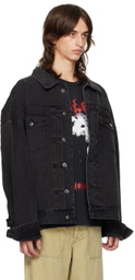 Stolen Girlfriends Club Black Dust & Grit Denim Jacket