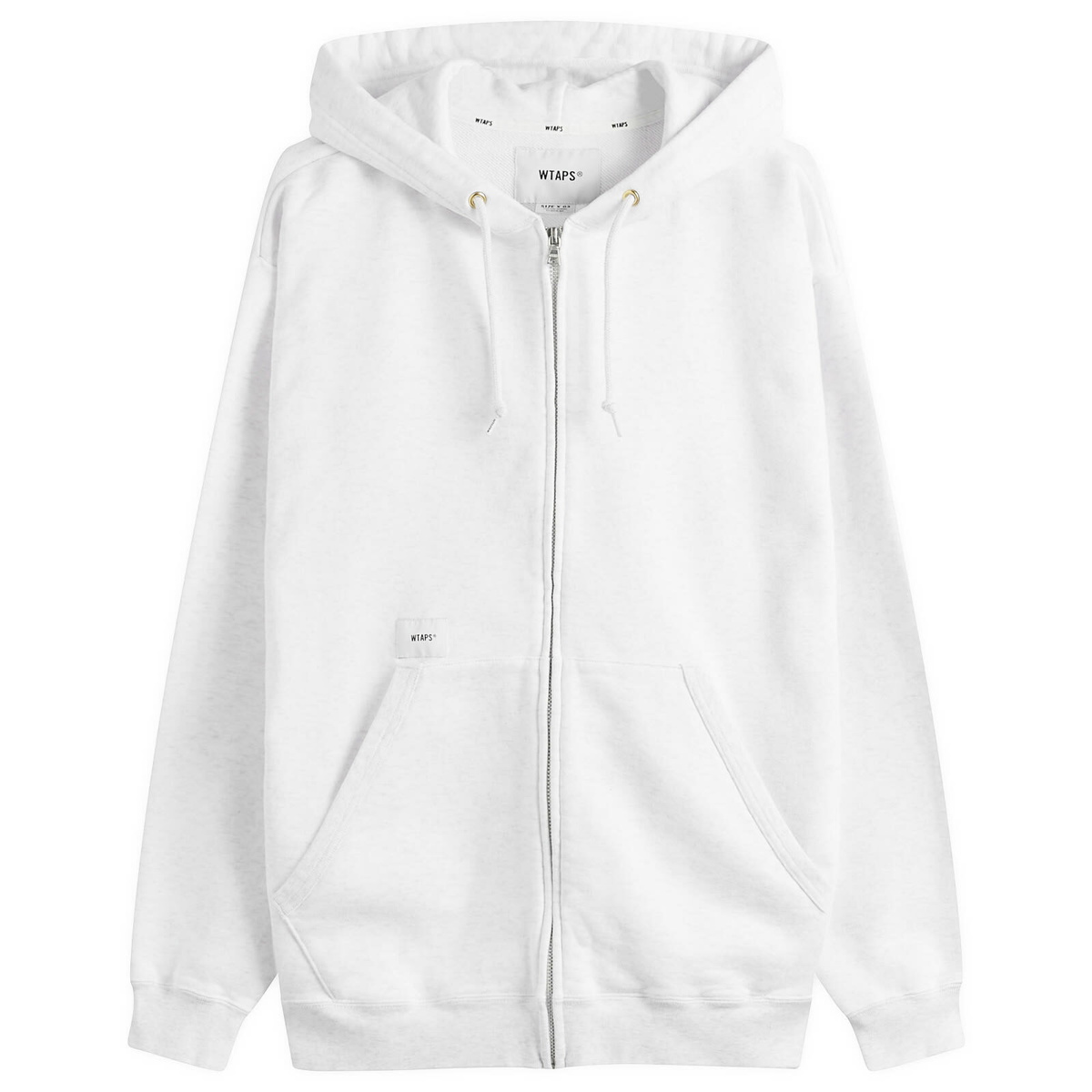 WTAPS 23ss フーディー WTAPS Men's Throwdy Zip Hoody in Light Gray WTAPS