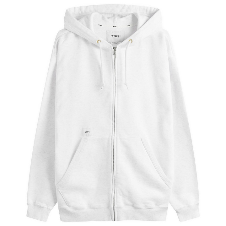 Photo: WTAPS Men's Throwdy Zip Hoody in Light Gray