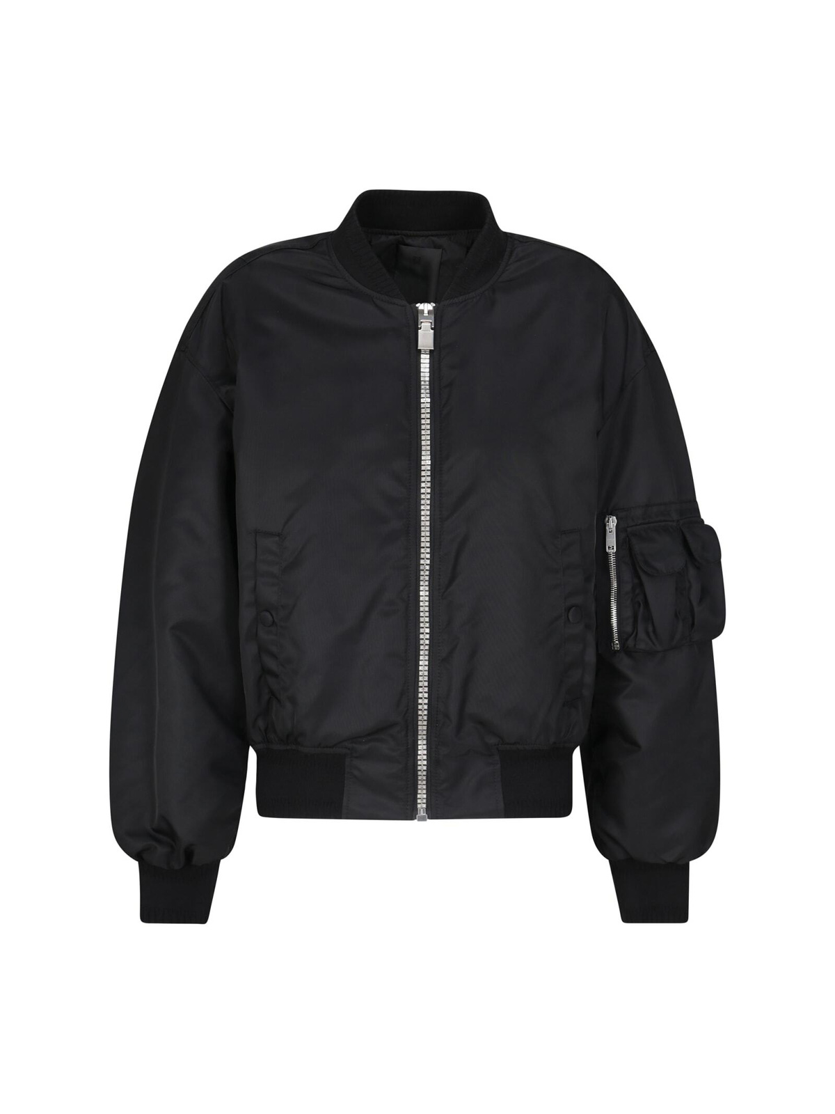 ブルゾン GIVENCHY Black wool blend bomber jacket (BW00N0611N 004) Givenchy Black and White Wool 4G Bomber Jacket Givenchy