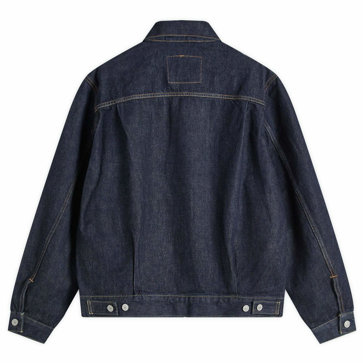 E by END. Levis Type II Trucker Jacket in Dark Rinse