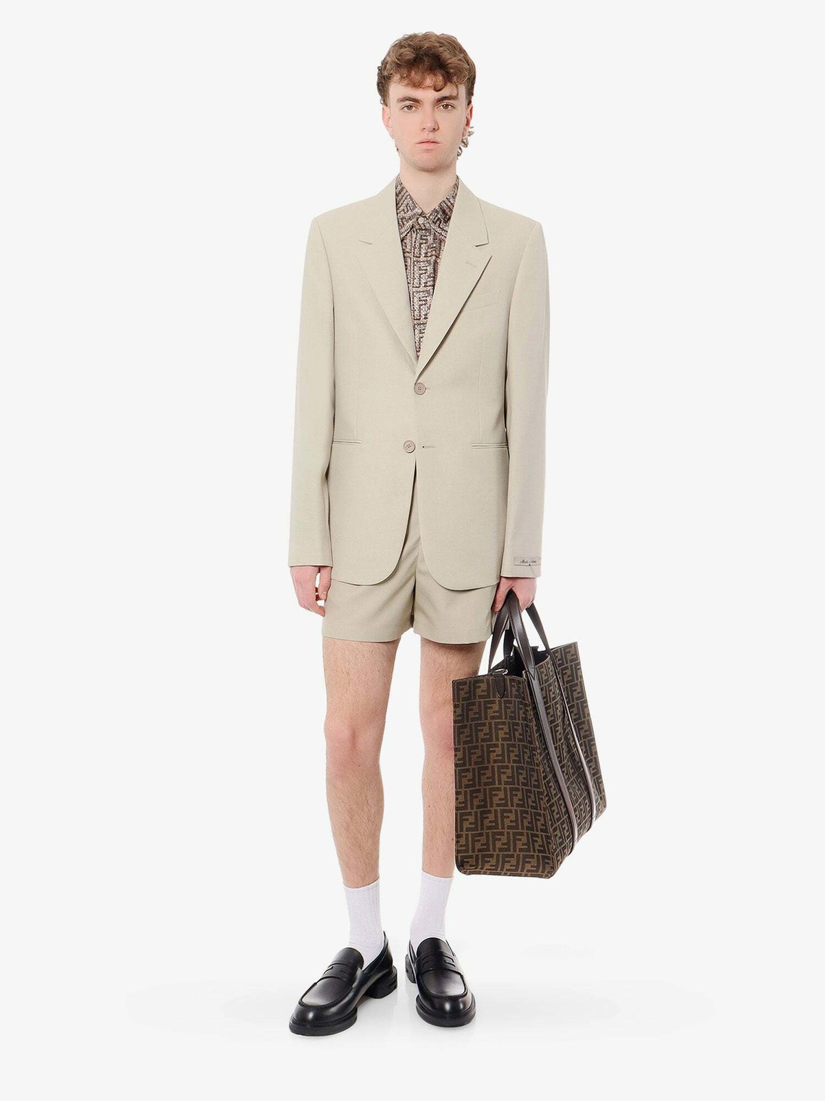 【関税&送料込】Fendi Blazer FENDI double-breasted Draped Blazer | Black | FARFETCH