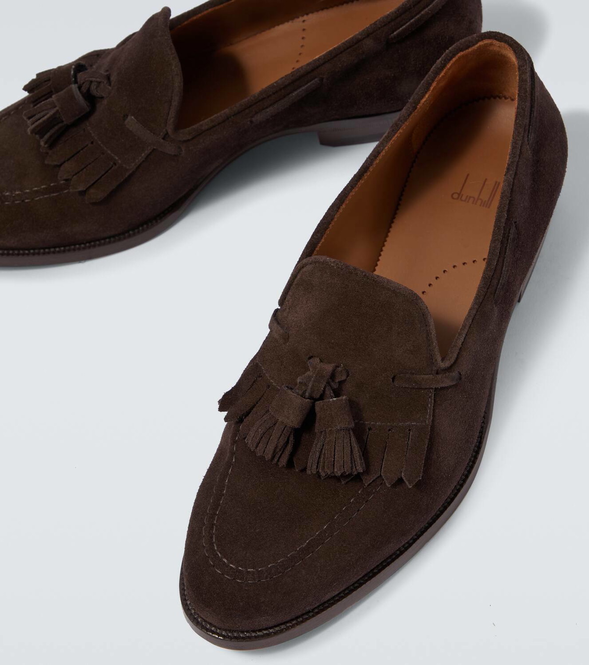 Dunhill Suede loafers