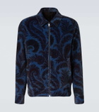 Etro Printed cotton velvet jacket